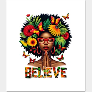 Juneteenth Believe Posters and Art